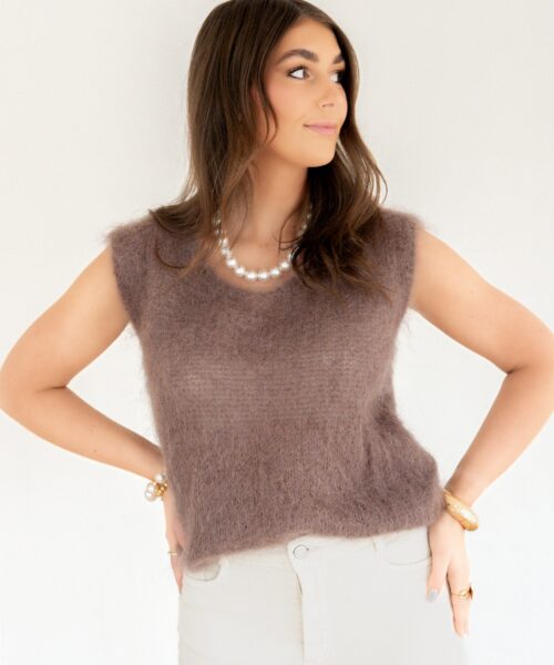 Mohair Spencer Light Brown
