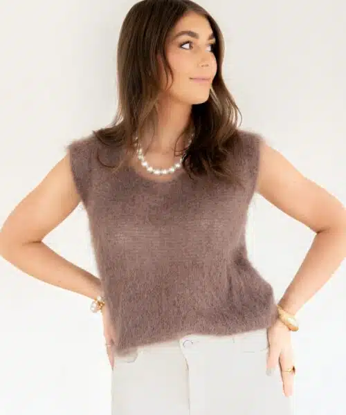 Mohair Spencer Light Brown