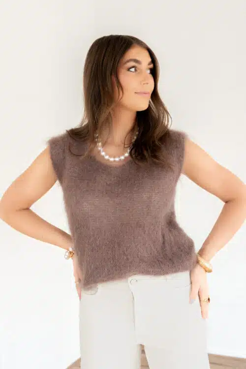 Mohair Spencer Light Brown