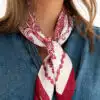 Satin Scarf Bordeaux
