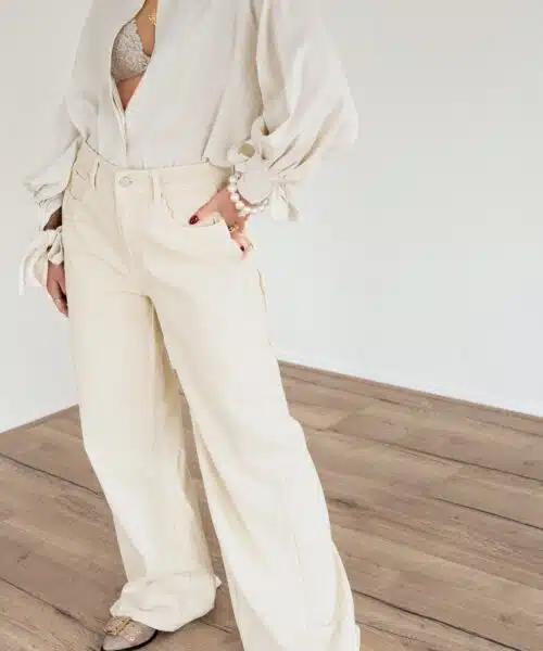 Alternative view of Luna Wide Leg Jeans 9059
