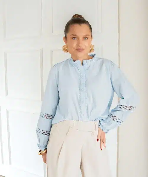 Nadine Blouse Blue ^