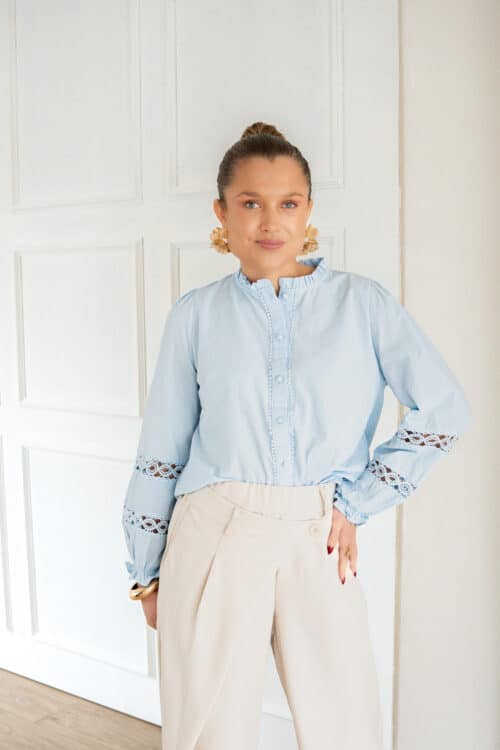 Nadine Blouse Blue ^