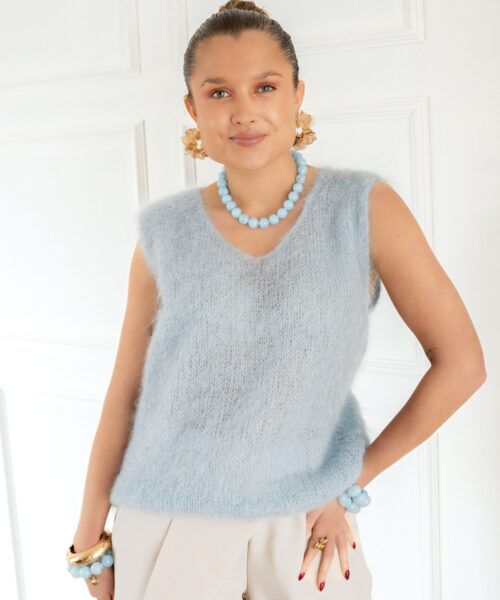 Mohair Spencer Light Blue