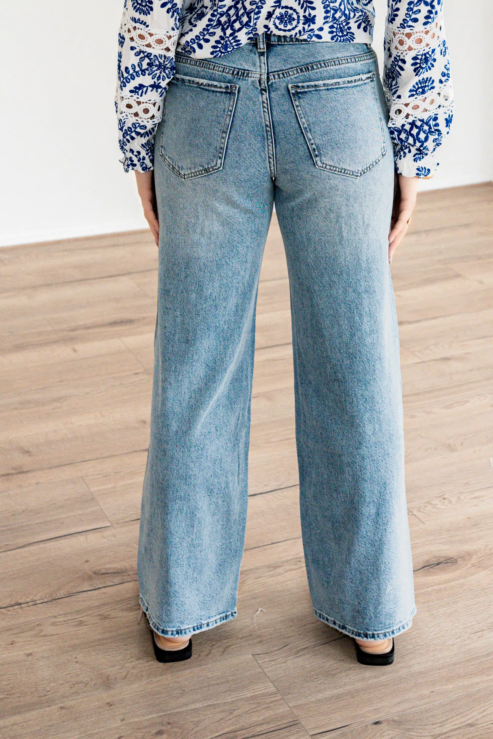 Gina Wide Leg Jeans 6320-17. - Afbeelding 2