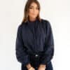 Nadine Blouse Drk Blue ^
