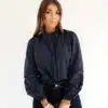 Nadine Blouse Drk Blue ^
