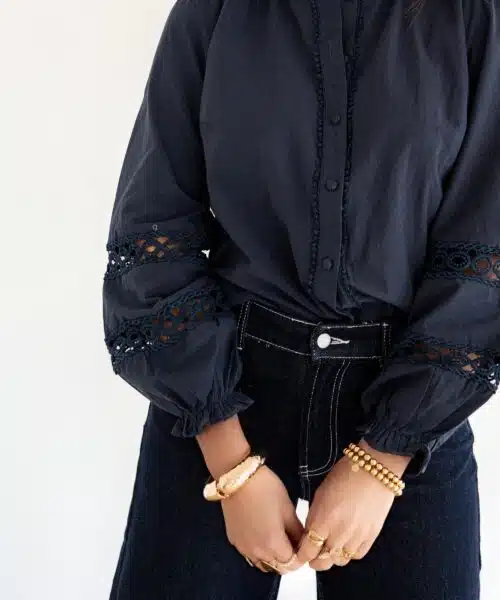 Alternative view of Nadine Blouse Drk Blue ^
