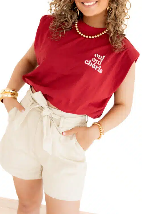 Alternative view of Lofty Manner Tshirt Numi Brique Red