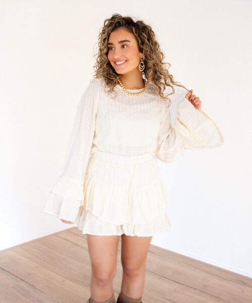 Alternative view of Lofty Manner Skirt Melly Creme