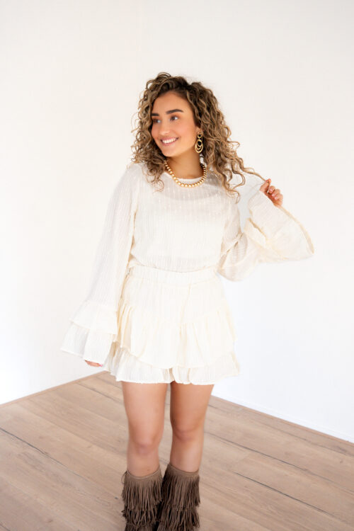 Alternative view of Lofty Manner Skirt Melly Creme