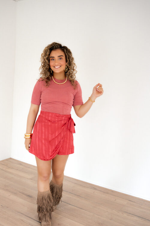 Alternative view of Lofty Manner Top Jace Brique Red