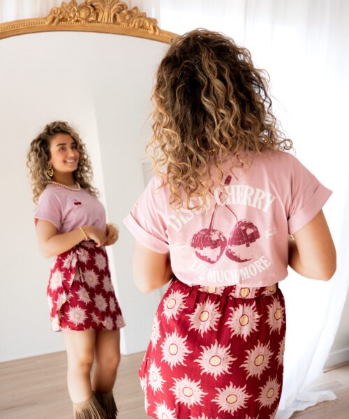 Lofty Manner Tshirt Nyella Dusty Pink