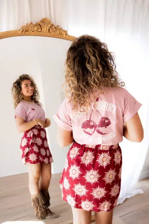 Lofty Manner Tshirt Nyella Dusty Pink