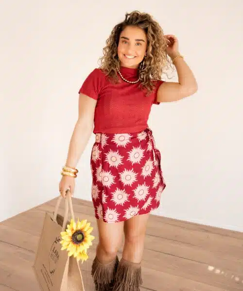 Alternative view of Lofty Manner Top Isley Brique Red