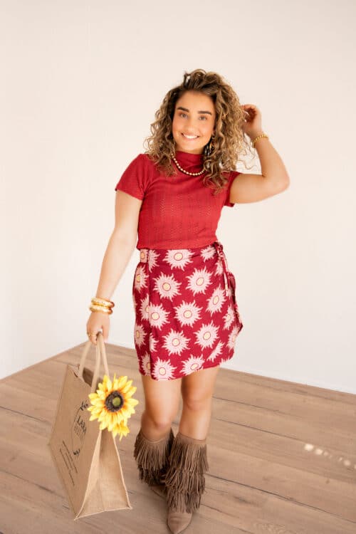 Alternative view of Lofty Manner Top Isley Brique Red