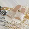 Nova Heels White Pearls