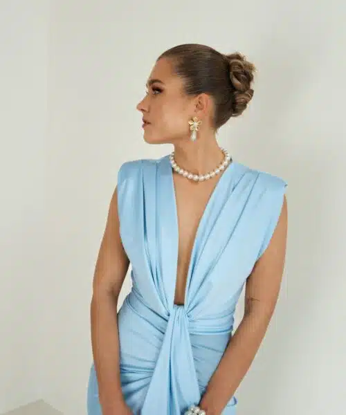 Alternative view of Perfect Dress Light Blue
