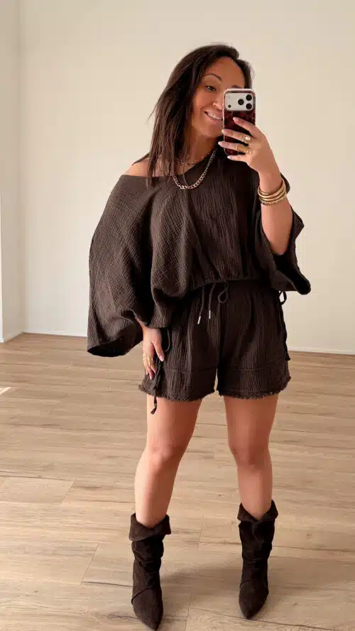 Alternative view of Sera Set Brown