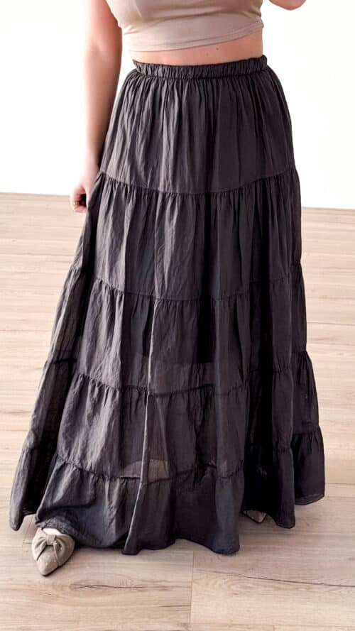 Alternative view of Mayda Maxi Skirt Brown