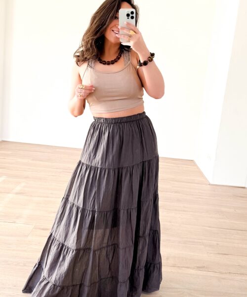 Mayda Maxi Skirt Brown