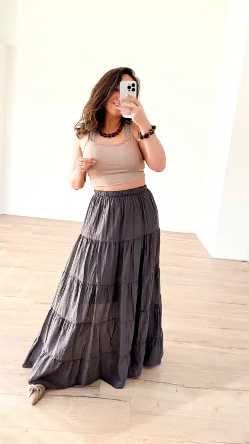 Mayda Maxi Skirt Brown