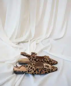 Alternative view of Babouche Slingback Soya Camel Leopard