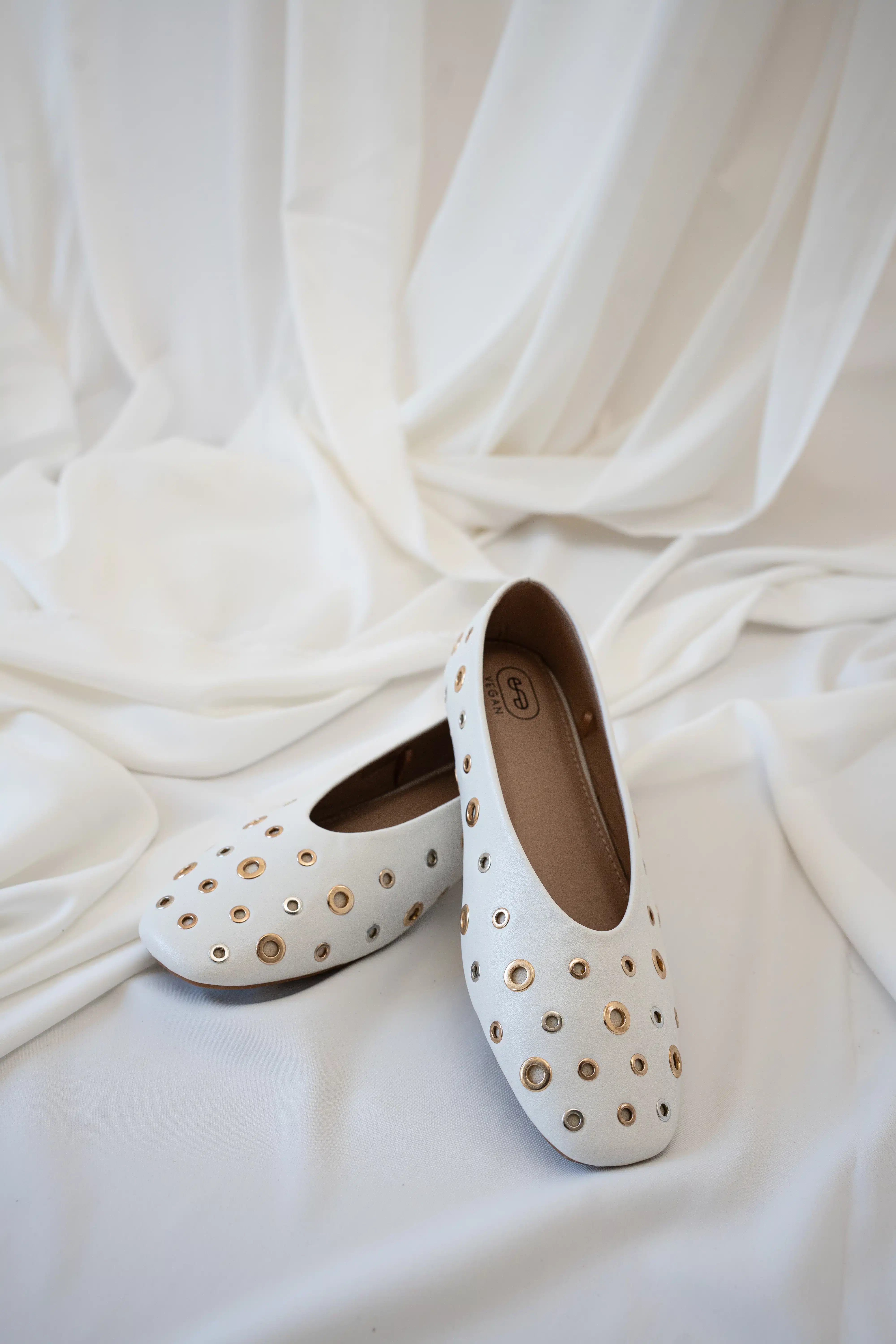 Loua Ballerina Silver Gold Details White - Afbeelding 5