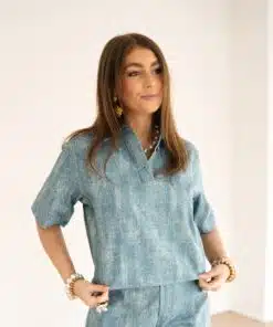 Lofty Manner Blouse Abby Blue