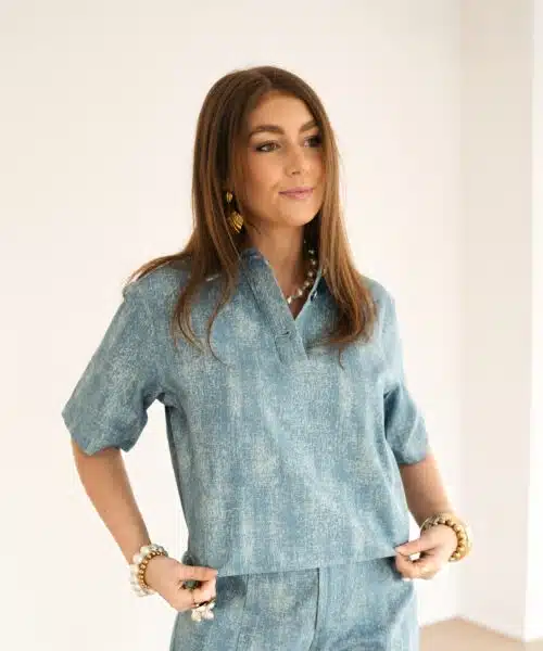 Lofty Manner Blouse Abby Blue