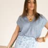 Lofty Manner Top Lani Blue
