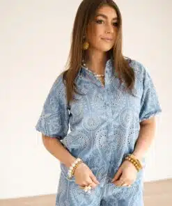 Lofty Manner Blouse Marianne Blue