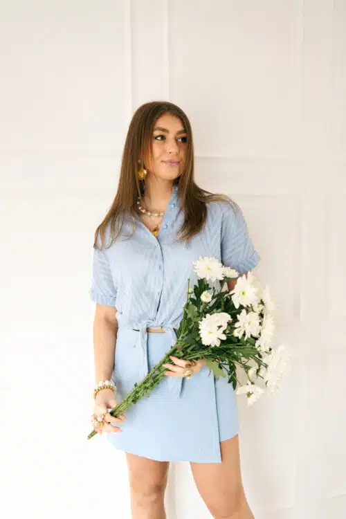 Alternative view of Lofty Manner Blouse Brisa Blue
