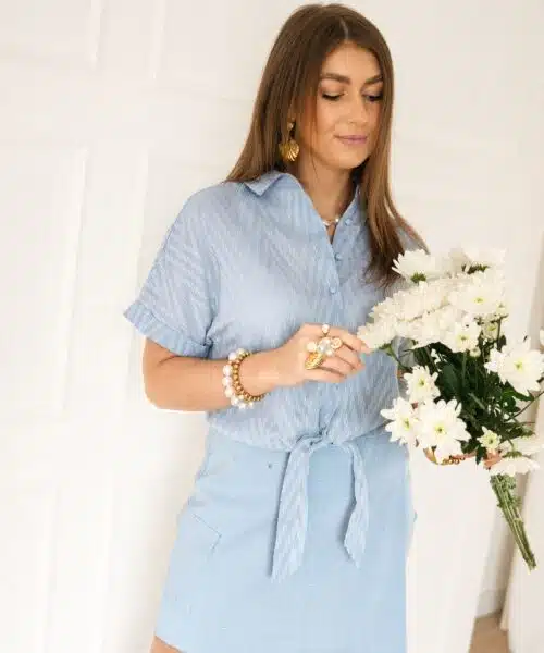 Lofty Manner Blouse Brisa Blue