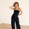 Ashley Krijtstreep Jumpsuit Navy