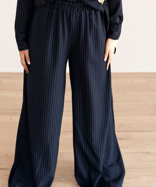 Toby Stripe Pants Navy~
