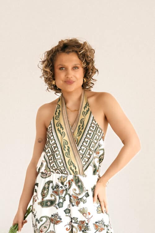 Alternative view of Tara Jumpsuit Green