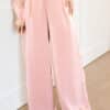 Babs Satin Pants Rose