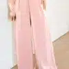 Babs Satin Pants Rose