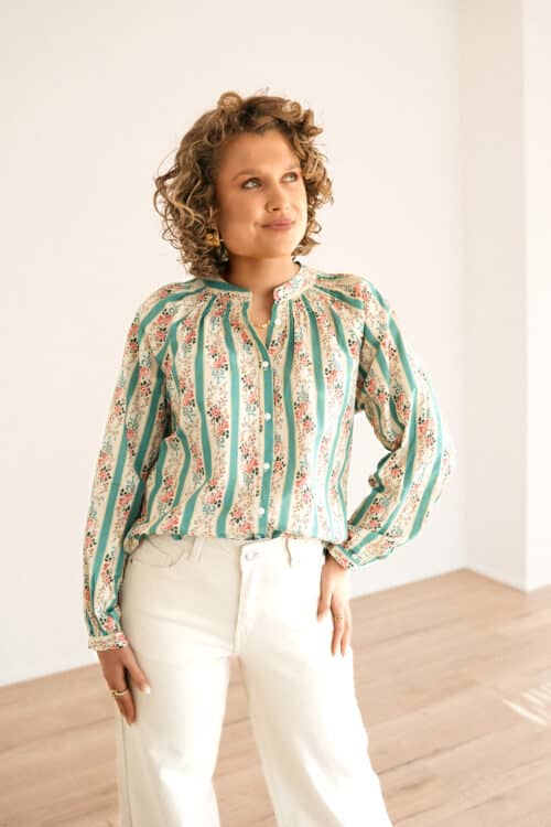 Kitty Flower Blouse*