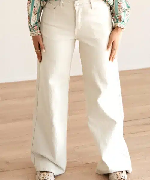 Mila Dad Fit Jeans Offwhite 6265