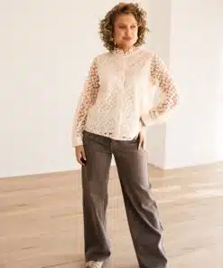 Alternative view of Alba Flower Blouse Creme.