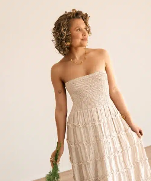 Alternative view of Loys Dress Beige