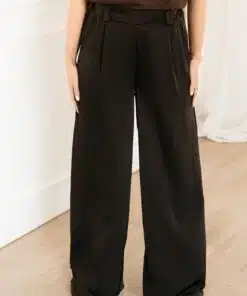 Alternative view of Babs Satin Pants Brown
