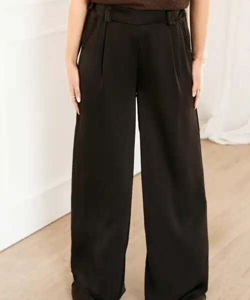 Alternative view of Babs Satin Pants Brown