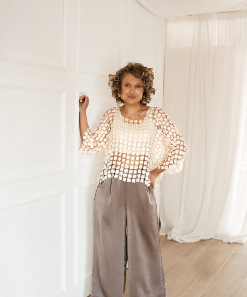 Alternative view of Laura Top Creme