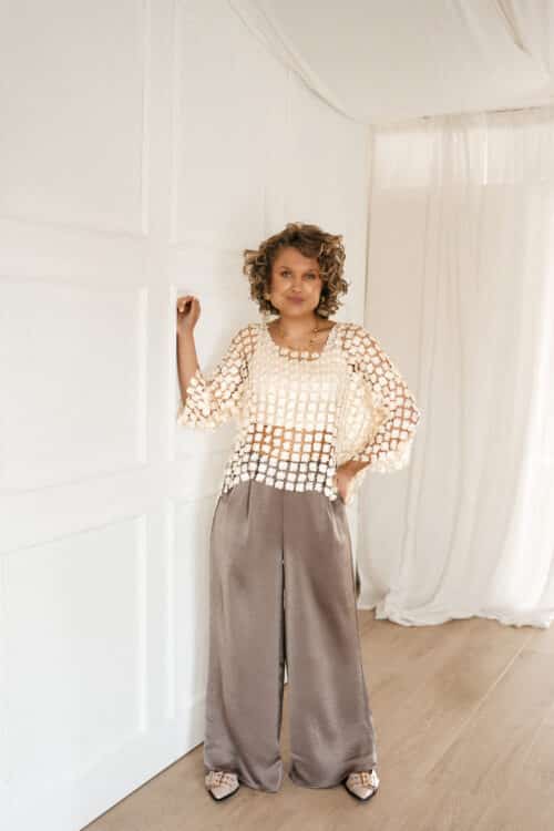 Alternative view of Laura Top Creme