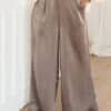 Babs Satin Pants Taupe