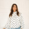 Danielle Dots Blouse White~