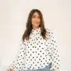 Danielle Dots Blouse White~